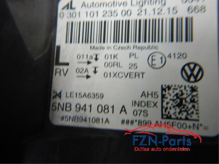 VW Tiguan 5NA VOLLED koplamp Links