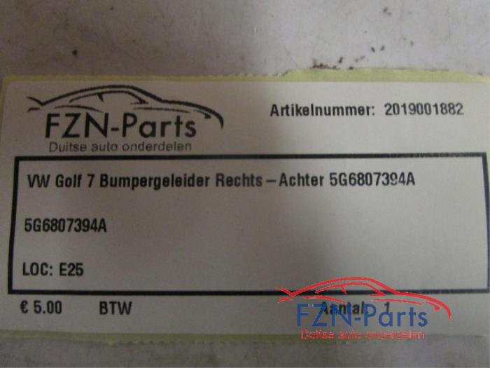 VW Golf 7 Bumpergeleider Rechts-Achter