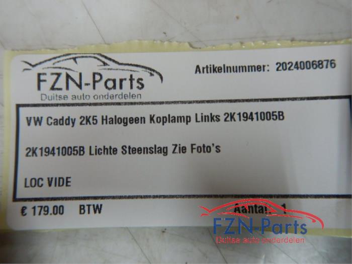VW Caddy 2K5 Halogeen Koplamp Links