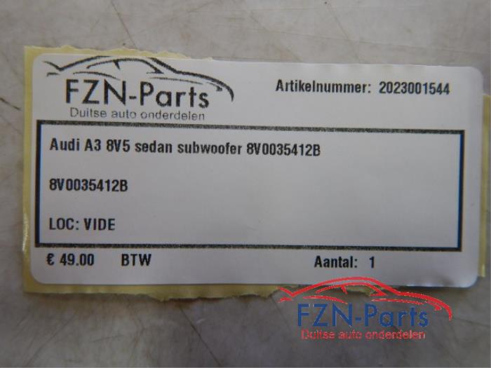 Audi A3 8V5 Sedan Speaker