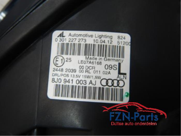 Audi TT 8J Facelift Xenon LED Koplamp Links L