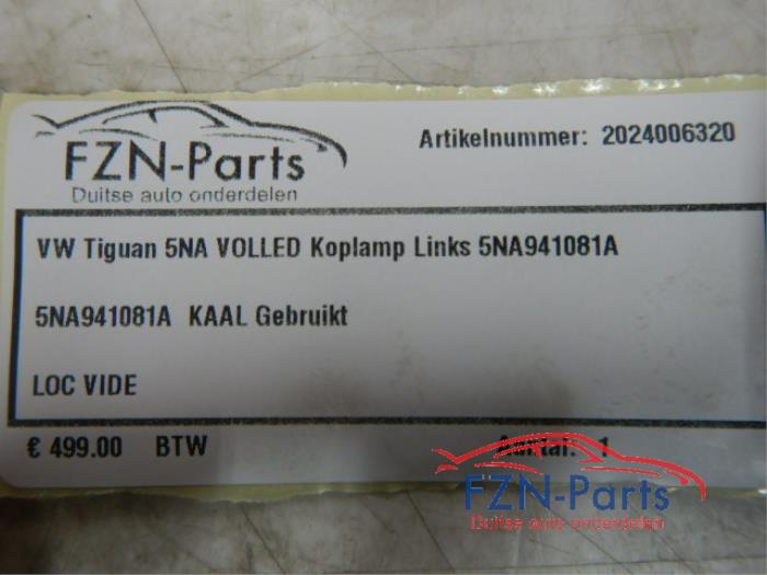 VW Tiguan 5NA VOLLED koplamp Links