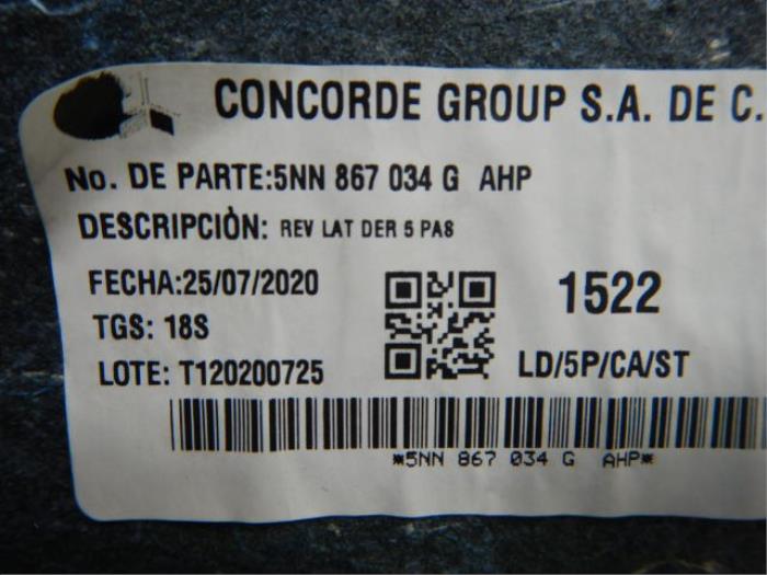 Vloerplaat bagageruimte Volkswagen Tiguan Allspace (22744310)