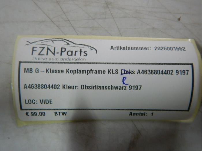 Mercedes-Benz G-Klasse W463 Koplampframe KLS Rechts