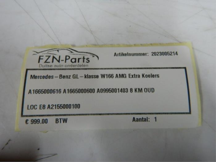 Koelerset Mercedes GL-KLASSE (22745290)