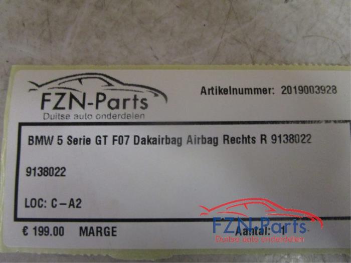 Airbag hemel rechts BMW 5-Serie (22730365)
