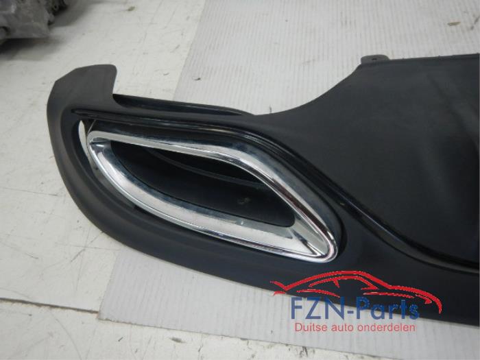 Mercedes-Benz W205 C-Klasse Diffuser AMG-Line Chrome Hoogglans Zwart