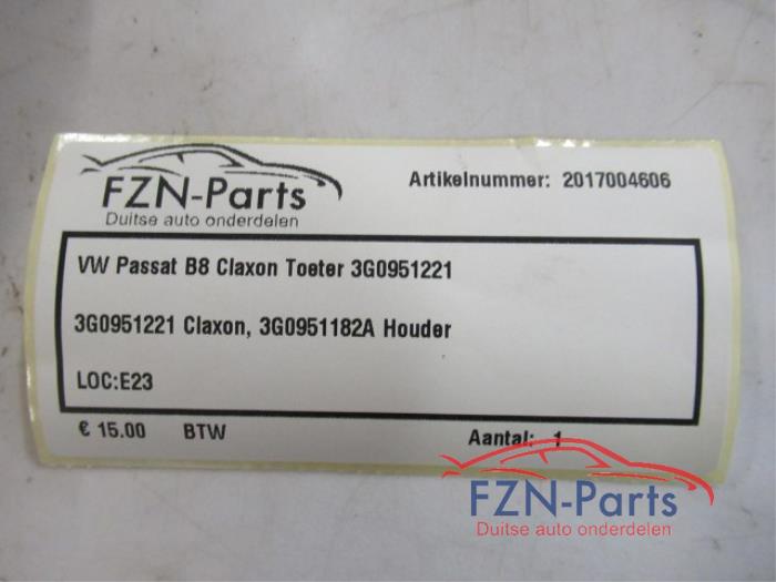 Claxon Volkswagen Passat (22727256)