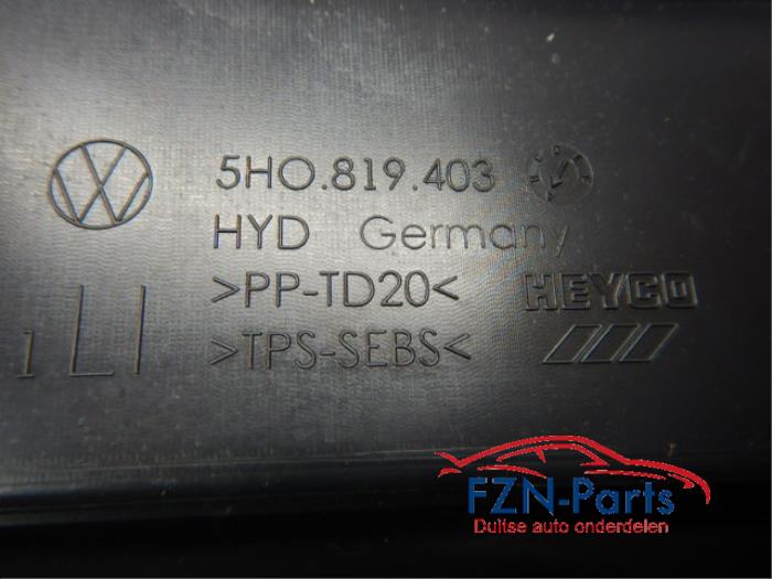 VW Golf 8 Parafaan Afdekkingsplaat Links