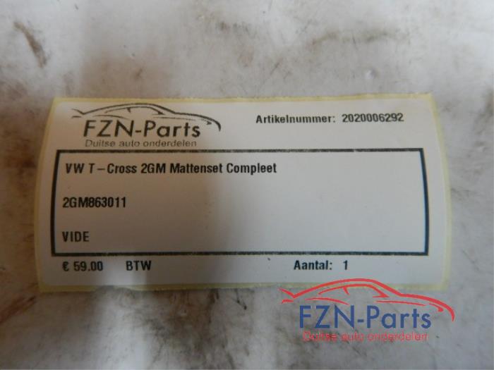 VW T-Cross 2GM Mattenset Compleet