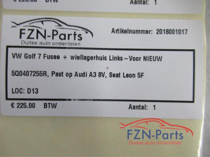 VW Golf 7 Fusee + Wiellagerhuis Links-Voor NIEUW