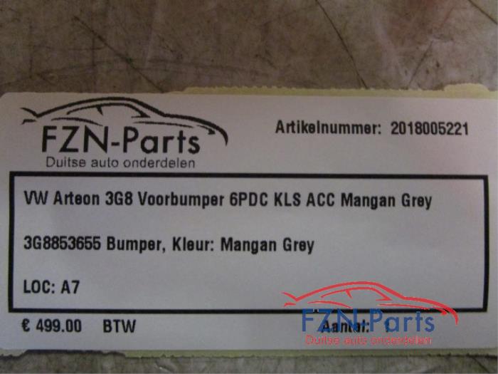 Voorbumper Volkswagen Arteon (22722370)