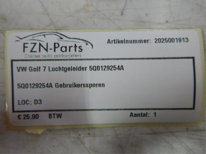 Luchtgeleider Volkswagen Golf (22735663)
