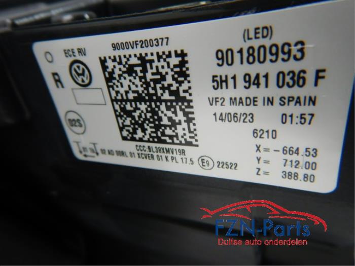 VW Golf 8 IQ LED Koplampen set Set Chrome L + R