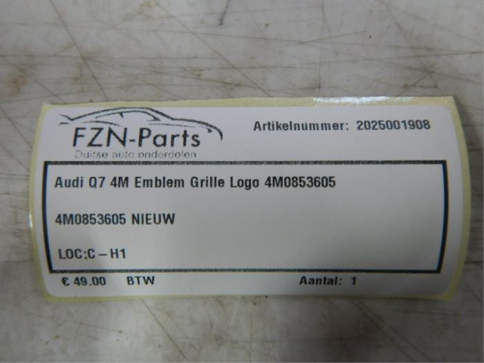 Embleem Audi Q7 (22729162)