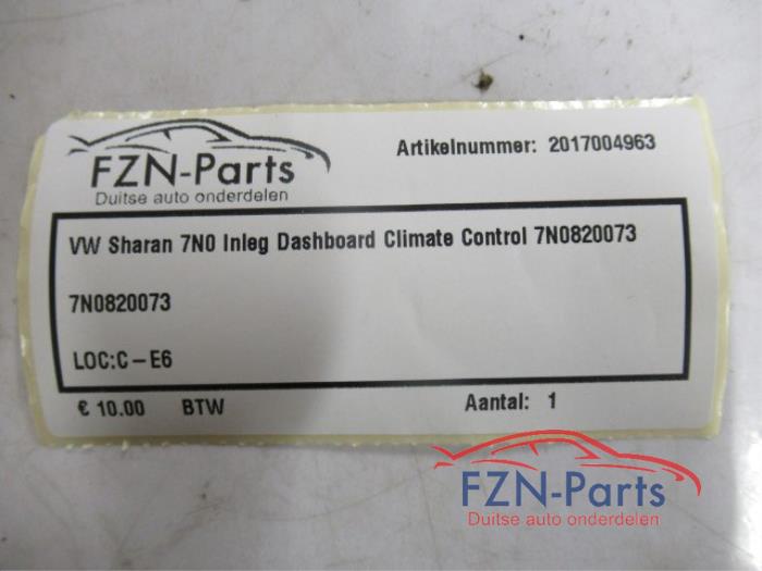 Climatronic Paneel Volkswagen Sharan (22743384)