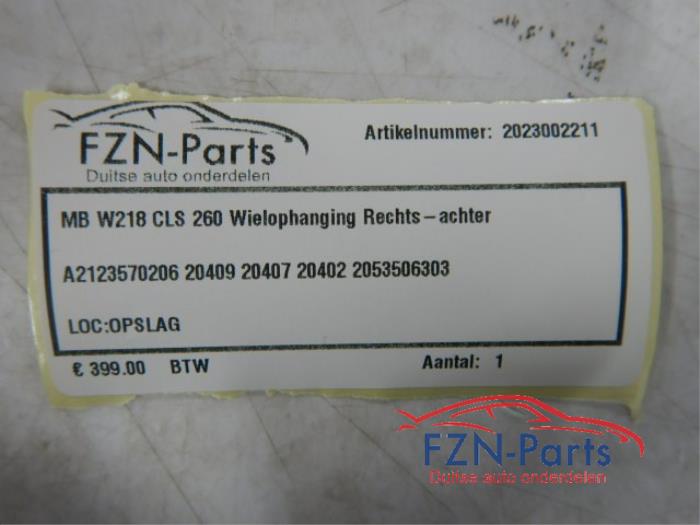 Wielophanging rechts-achter Mercedes CLS-Klasse (22729637)