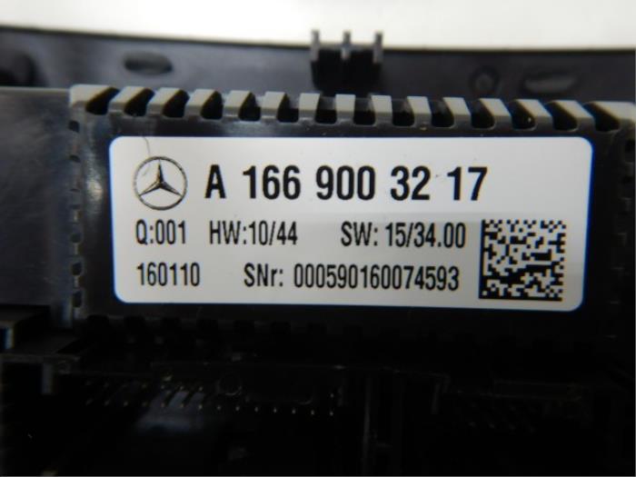 Mercedes-Benz GLE W166 Climate Control