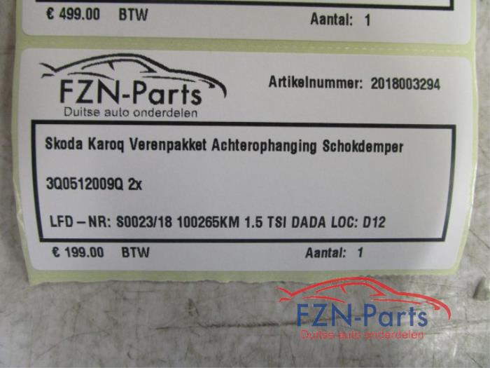 Schroefveer achter Skoda Karoq (22738164)