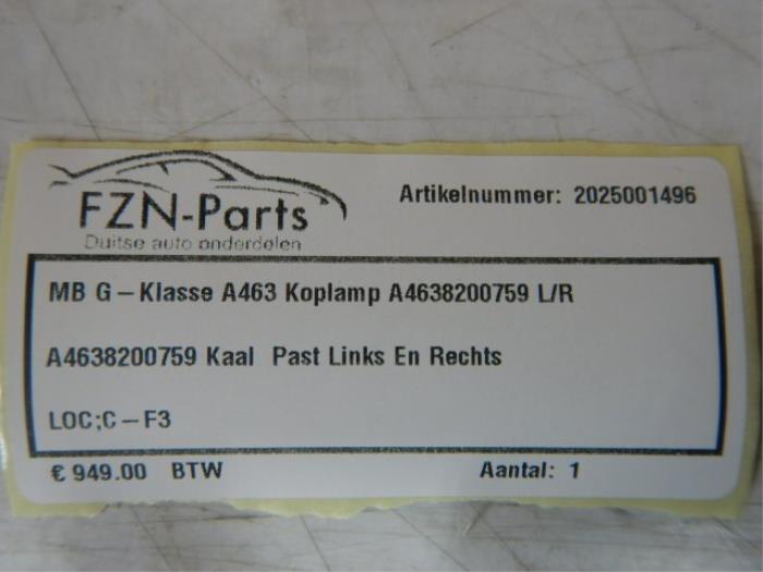Mercedes-Benz G-Klasse W463 Koplamp Links/Rechts