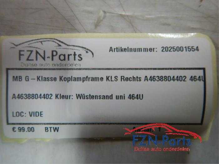 Mercedes-Benz G-klasse W463 Koplampframe KLS Rechts