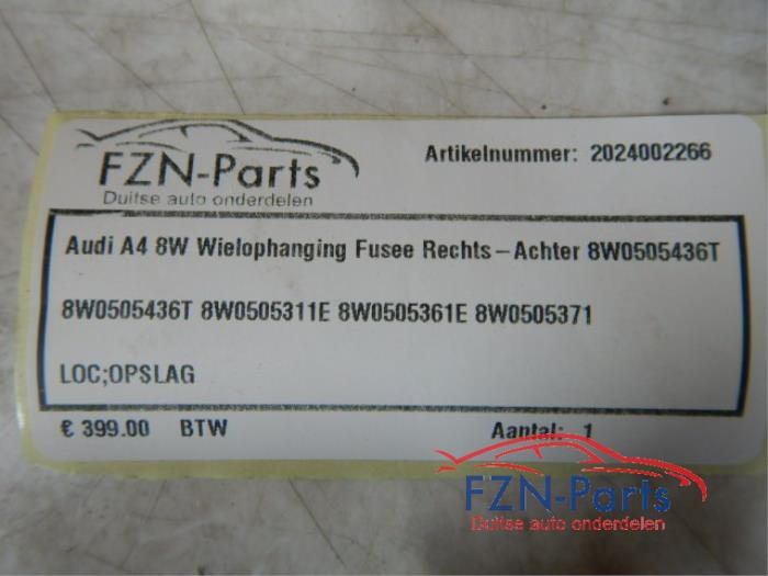 Wielophanging rechts-achter Audi A4 (22729607)
