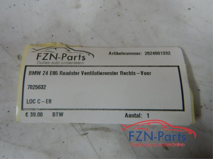 Luchtrooster Dashboard BMW Z4 (22735970)