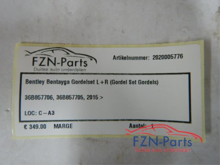 Veiligheidsgordel Set voor Bentley Bentayga (22728972)
