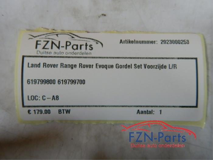 Veiligheidsgordel Set voor Landrover Evoque (22729340)