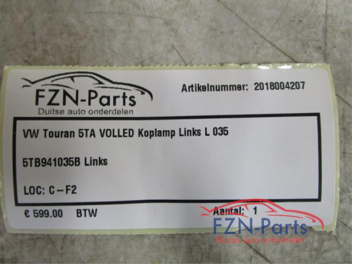 Koplamp links Volkswagen Touran (22721853)