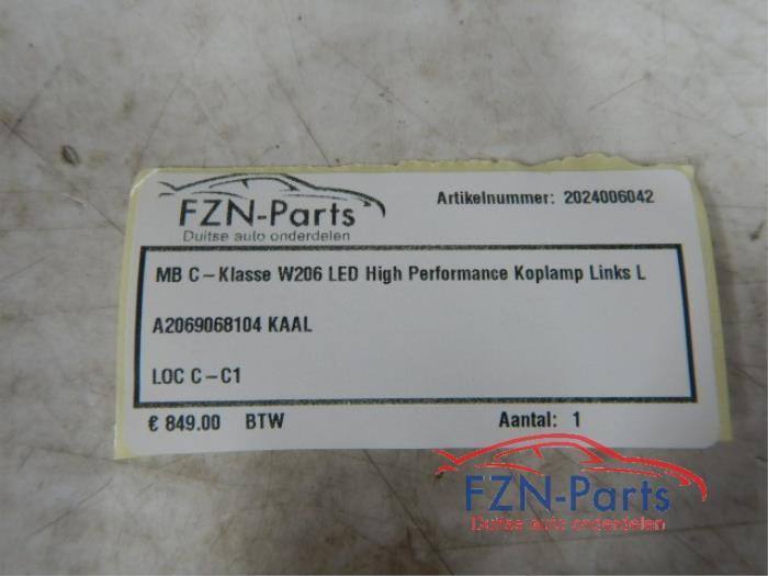 Mercedes-Benz C-Klasse W206 LED High Performance Koplamp Links A2069068104 C 300 e 4-matic (206.056) 147678 01-05-2022 07-03-2024
C 300 (206.046) 143631 01-03-2021 07-03-2024
C 300 e (206.054) 146616 01-12-2021 27-11-2022
C 300 de 4-matic (206.009) 152831 01-12-2022 07-03-2024
C 200 (206.042) 143578 01-03-2021 07-03-2024
C 400 e 4-matic (206.055) 147719 01-05-2022 07-03-2024
C 200 d (206.003) 145132 01-07-2021 07-03-2024
C 300 4-matic (206.047) 143630 01-03-2021 07-03-2024
C 220 d 4-matic (206.005) 155223 01-06-2023 07-03-2024
C 300 de (206.008) 152830 01-12-2022 07-03-2024
C 180 (206.041) 143576 01-03-2021 07-03-2024
