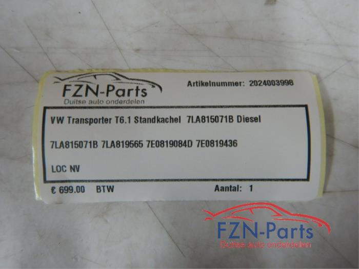 Standkachel Volkswagen Transporter (22730729)