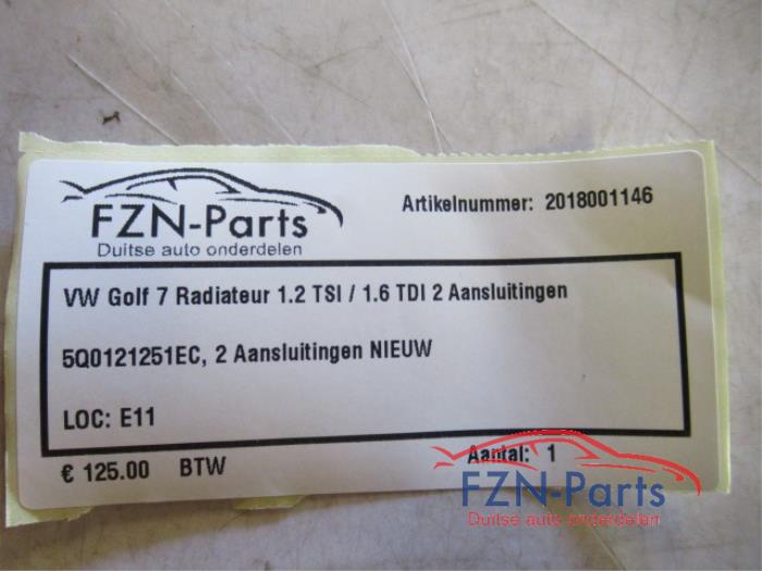 Radiateur Volkswagen Golf (22741744)