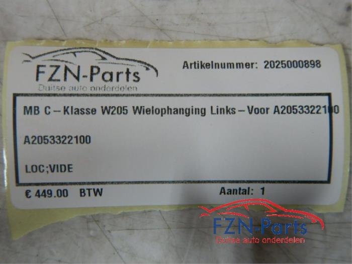 Mercedes-Benz C-klasse W205 Wielophanging Links-voor