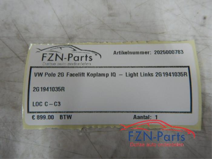 Koplamp links Volkswagen Polo (22721435)