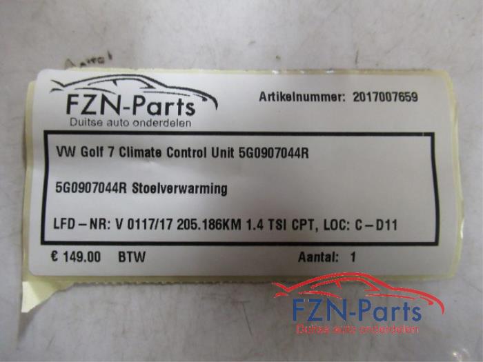 VW Golf 7 Climate Control Unit