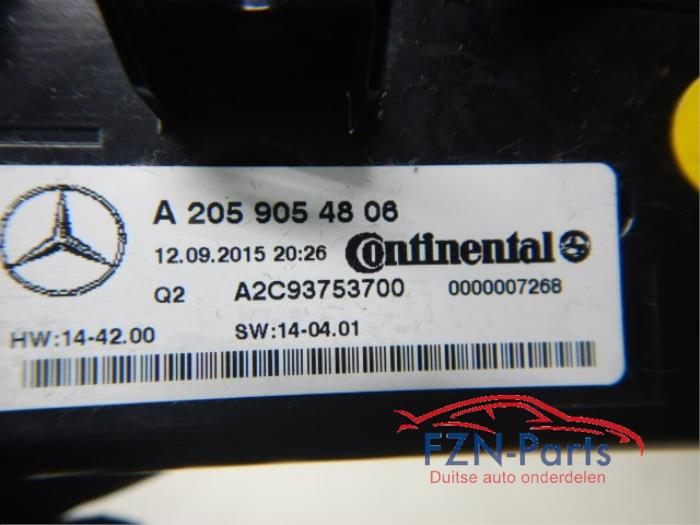 Climatronic Paneel Mercedes C-Klasse (22740674)