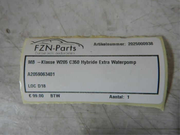 Extra waterpomp Mercedes C-Klasse (22729251)