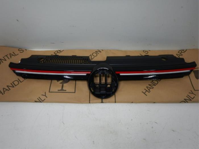 VW Golf 8 GTI Grille Hoogglans Zwart ACC