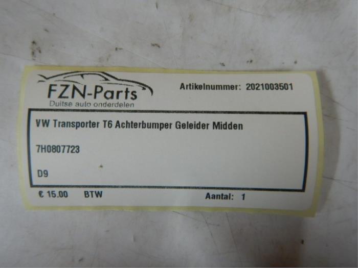 VW Transporter T6 Achterbumper Geleider Midden