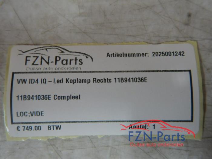 VW ID4 IQ-Led Koplamp Rechts