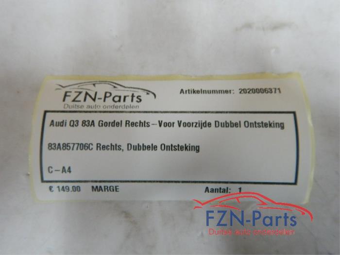 Veiligheidsgordel links-voor Audi Q3 (22728428)