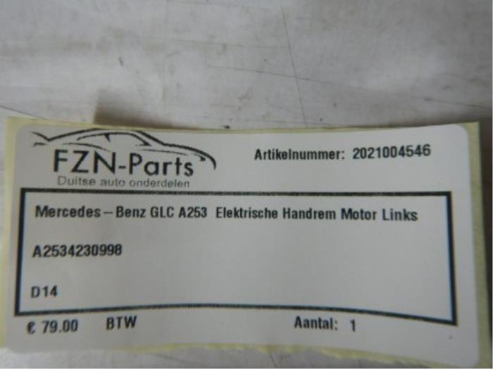 Handrem motor Mercedes GLC-Klasse (22744799)