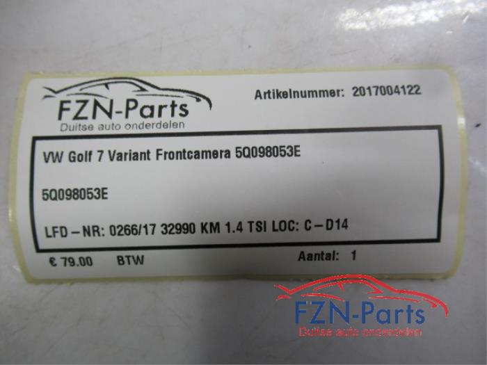 VW Golf 7 Variant Frontcamera