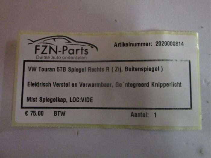 VW Touran 5TB Spiegel Rechts