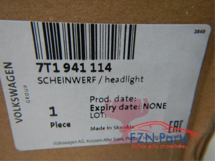 VW Transporter T7 Koplamp Rechts IQ Light