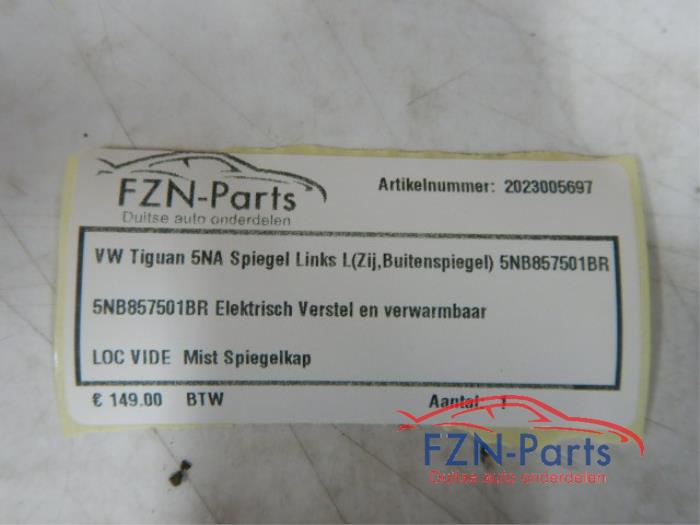 VW Tiguan 5NA Spiegel Links