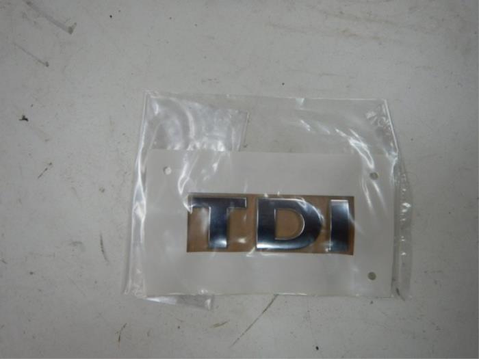 VW Crafter TDI Embleem Chrome Sticker Logo