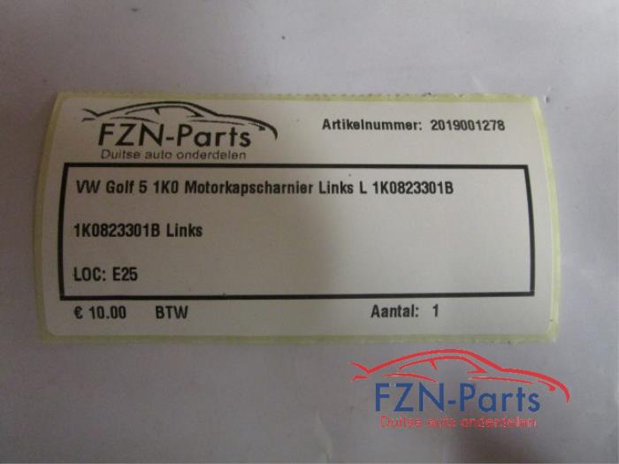 Motorkap Scharnier Volkswagen Golf (22738400)