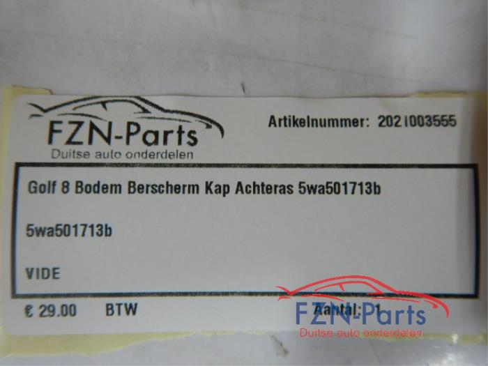 VW Golf 8 Bodem Beschermplaat Kap Achteras